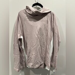 Calvin Klein beige Hoodie with White Accents